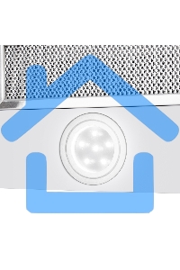 Вытяжка встраиваемая Maunfeld VS Fast 60 белый, 60 см, 850 куб. м/ч, 47 дБ