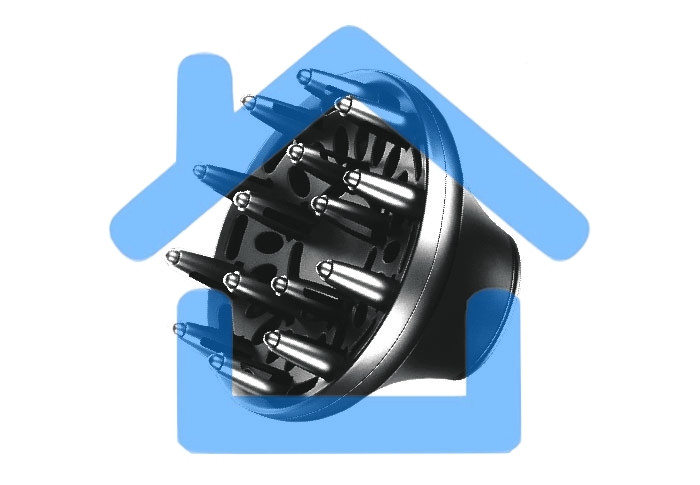 Фен Centek CT-2240 черный