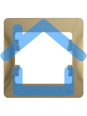 Рамка 1-м Glossa титан SchE GSL000401