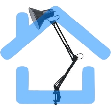 Светильник настольный под лампу СНС-13Ч на струбцине 60Вт E27 черный (коробка) IN HOME 4690612012735