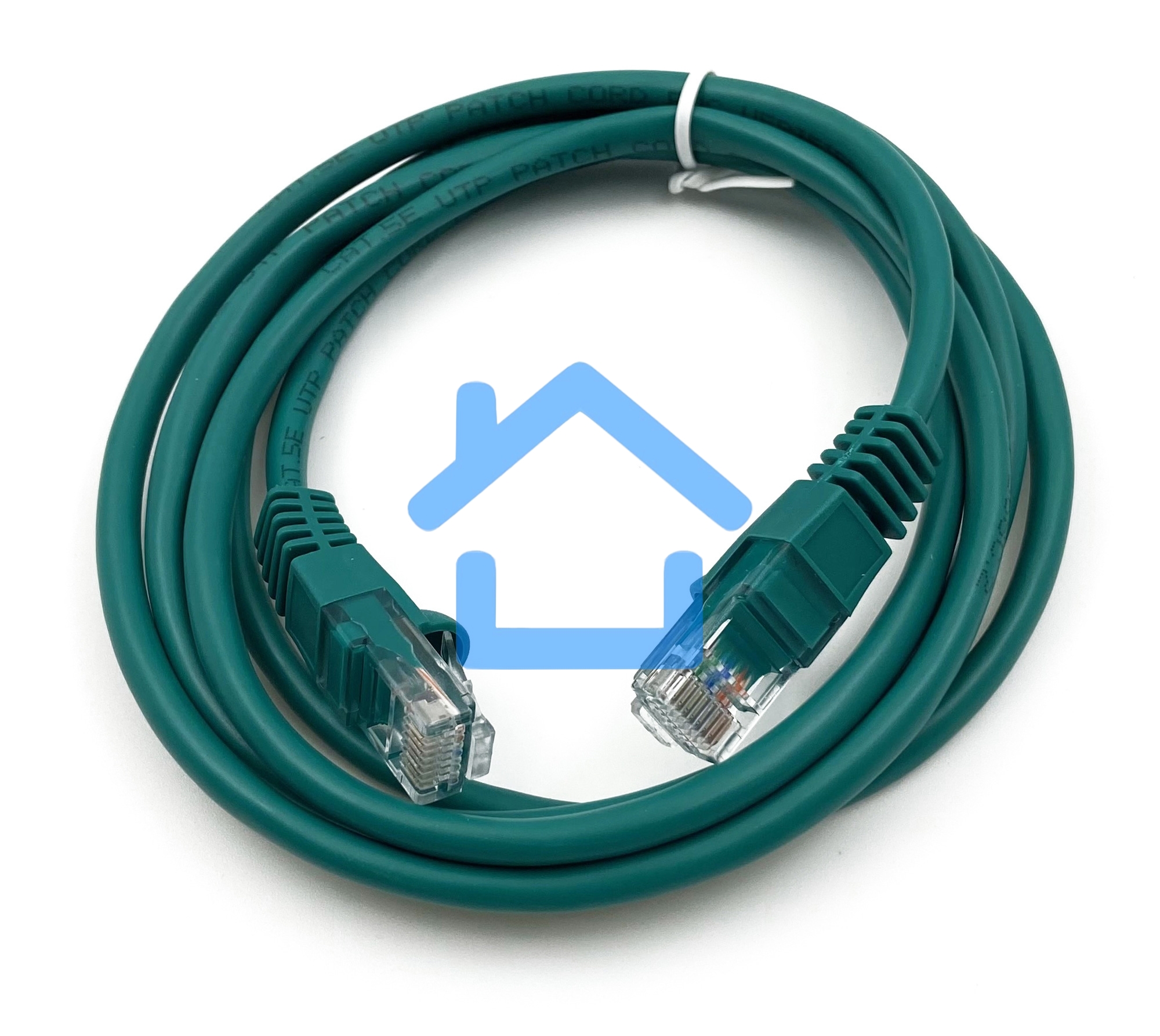 Патч-корд Buro UTP cat5E 1.5м зеленый RJ-45 (m)-RJ-45 (m)