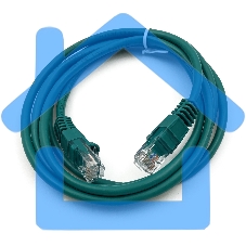 Патч-корд Buro UTP cat5E 1.5м зеленый RJ-45 (m)-RJ-45 (m)