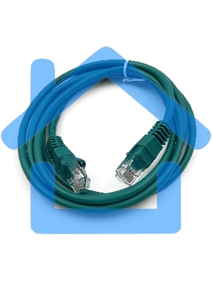 Патч-корд Buro UTP cat5E 1.5м зеленый RJ-45 (m)-RJ-45 (m)