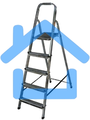 Стремянка стальная СС 1х5 Вихрь