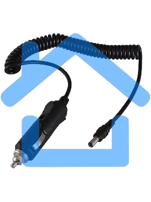 Автозарядка с индикатором Rexant (разъем 2.1х5.5) (АЗУ) шнур спираль 1.5 м