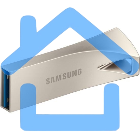 Флешка USB R/W 64Gb USB Drive <USB 3.1> Samsung BAR Plus (up to 300Mb/s) (MUF-64BE3/APC) серебристый