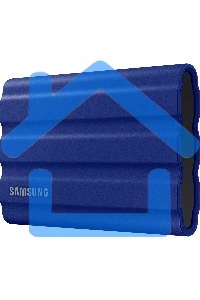Внешний SSD Samsung T7 Shield, 1TB, USB 3.2 Gen 2 Type-C, R/W 1050/1000, синий