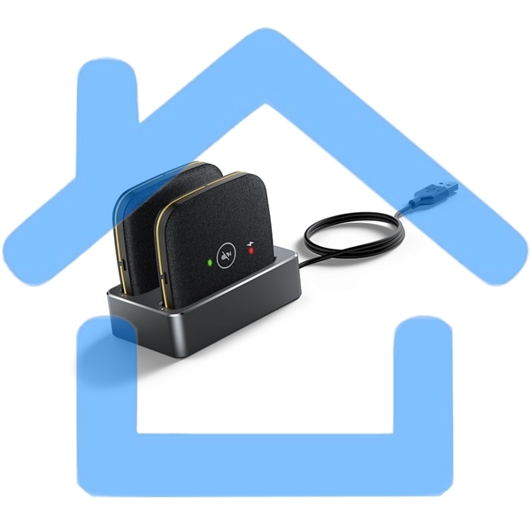 Спикерфон Yealink черный (CPW65-DECT-DUO)