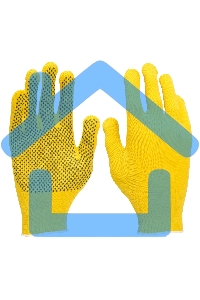 Перчатки в наборе, 5 пар, цвета в ассортименте, ПВХ точка, L, Россия Palisad