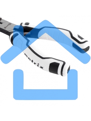 Длинногубцы Matrix Mini, 125 мм изогнутые, авторазжим, PRO