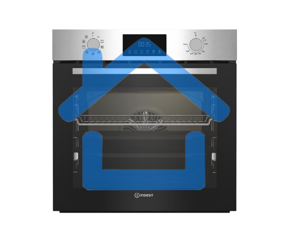 Духовой шкаф электрический Indesit IFE 3841 JC IX нержавеющая сталь