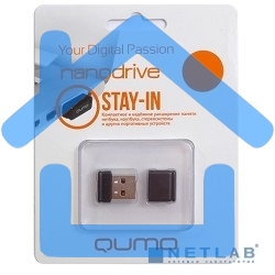 Флешка USB R/W 2.0 QUMO 32Gb, NANO QM32GUD-NANO-W White