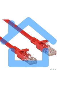 Патч-корд UTP кат. 5e,1м ExeGate красный