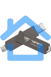 Внешний SSD Patriot Viper, 2TB, USB 3.2 Gen 2 Type-A/Type-C, R/W 1000/1000, черный