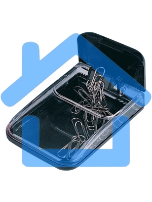 Скрепочница Deli E988 магнитная ассорти картонная коробка