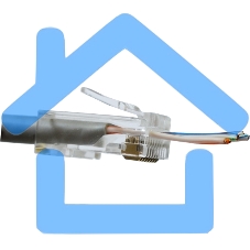 Коннектор Lanmaster RJ45 тип EZ, 8P8C, UTP, Cat.6, универсальный, со вставкой, покрытие 50 микрон,100 шт.