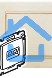 Розетка Legrand 774130 RJ45 Valena 1 выход Кат.5e UTP (слоновая кость) монтаж на захватах