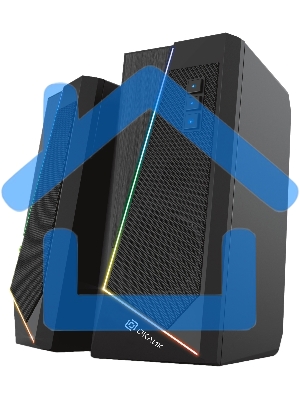 Акустическая система Oklick OK-125 2.0 черный 12Вт