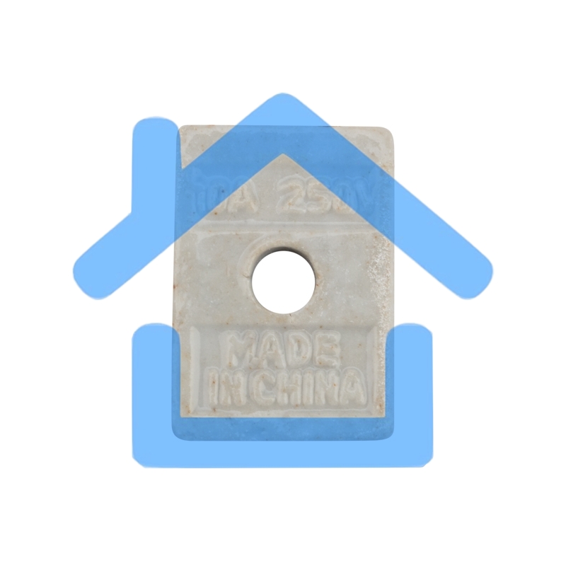 Клемма керамическая винтовая 4 мм² 2 пары контактов с крепежным отверстием (100 шт./уп.) Rexant