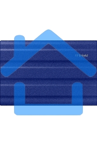 Внешний SSD Samsung T7 Shield, 1TB, USB 3.2 Gen 2 Type-C, R/W 1050/1000, синий