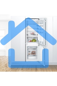 Холодильник Bosch Serie 4 KIN86AF3M8 белый двухкамерный 188/67л морозилка снизу