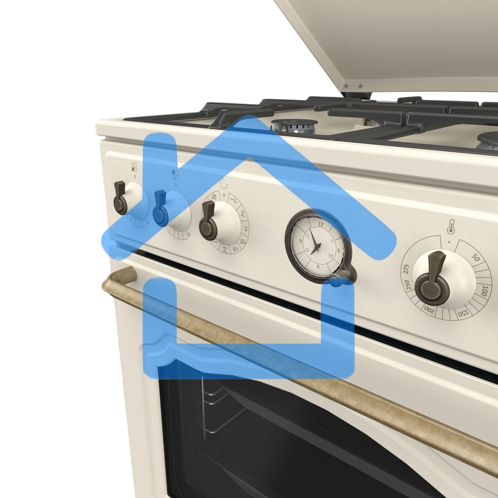 Плита комбинированная Gorenje GKS6C71CLI бежевый, конфорок 4 газовых, духовка 71 л, 60 см x 85 см x 60 см