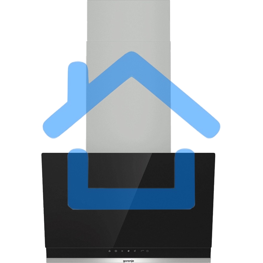 Вытяжка наклонная Gorenje WHI649X21P черный/серебристый, 60 см, 740 куб. м/ч, 67 дБ