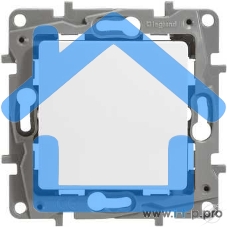 Переключатель ETIKA 10А, на винтах, бел.