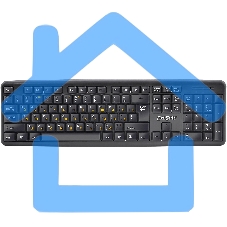 Клавиатура ExeGate Professional Standard LY-331L2 (USB, полноразмерная, влагозащищенная, 104кл., Enter большой, длина кабеля 2,2м, черная, Color Box)