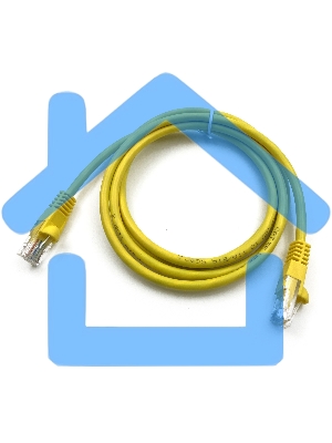 Патч-корд Buro UTP cat5E 1.5м желтый RJ-45 (m)-RJ-45 (m)
