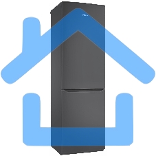 Холодильник Pozis RK-149 графит глянц. двухкамерный 240/130 л морозилка снизу