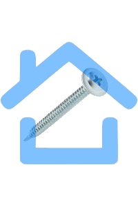 Саморез с прессшайбой KRANZ ПШС сверло 4.2х50, упаковка поставщика ( 3 000 шт. )