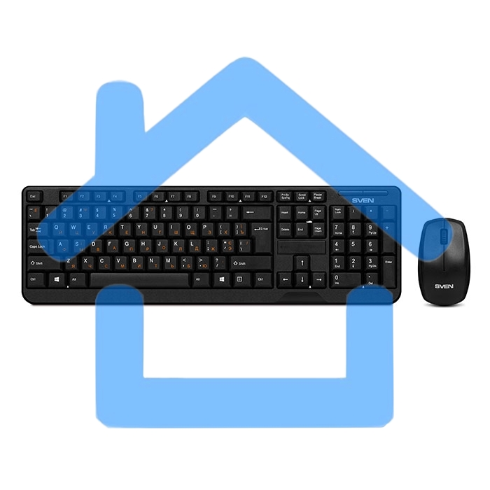 Клавиатура + мышь Sven Comfort 3300 Wireless Беспроводной SV-03103300WB