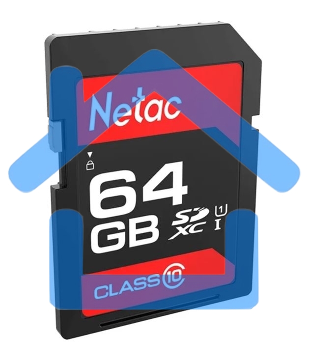 Флеш карта SDHC 64Gb Netac Class 10 UHS-I U1 P600 NT02P600STN-064G-R