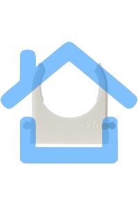 Крепеж-клипса для монтажного пистолета Ø 25 мм, белая (50 шт/уп) Rexant