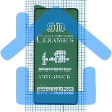 Керамическая пленка (стекло) для Huawei Honor X8 черный