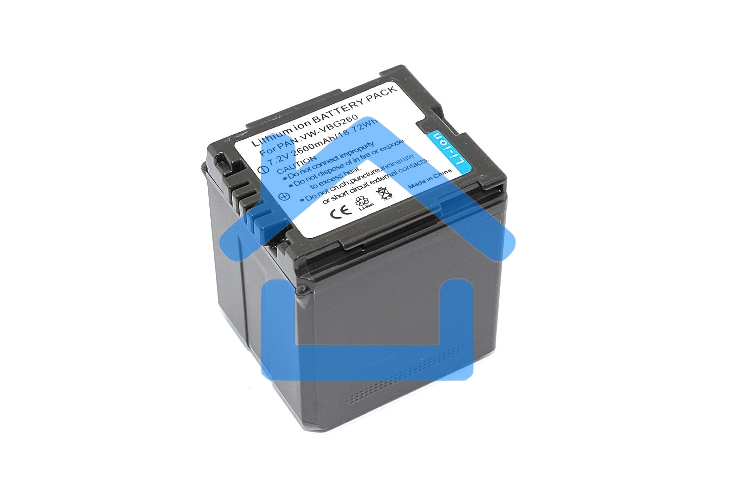 Аккумуляторная батарея для видеокамеры Panasonic AG-AC (VW-VBG260) 7.2V 2600mAh
