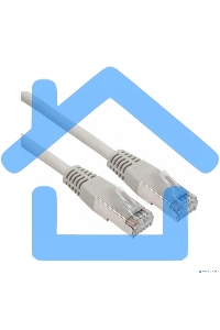 Пaтч-корд F/UTP Rexant, кат.6, RJ45-RJ45, экранированный, PVC серый, 3м