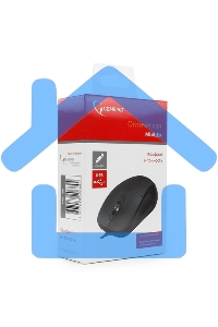 Мышь проводная Gembird MOP-100 черный, 1000 dpi, USB, кнопки - 3