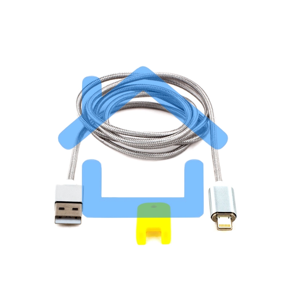 Кабель Cablexpert магнитный USB 2.0 CC-USB2-AMLMM-1M, AM/ iPhone lightning, магнитный кабель, 1м, алюминиевые разъемы, коробка