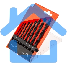 Набор сверл по металлу SPARTA,3-10 мм, HSS,8 шт.цилиндрический хвостовик 723205