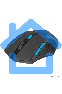 Мышь беспроводная Defender Accura MM-275 синий, 1600 dpi, радиоканал, USB, кнопки - 6