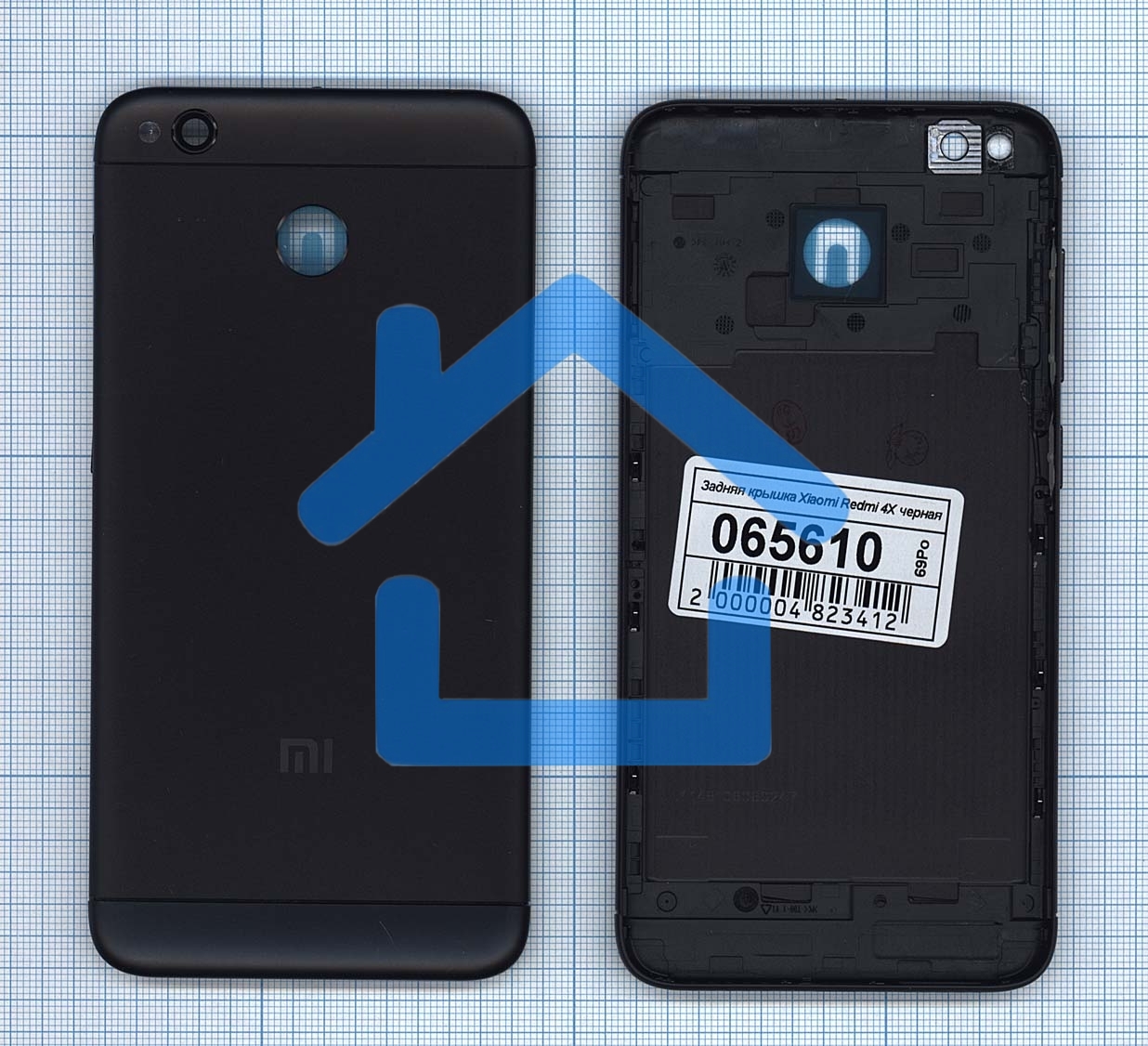 Задняя крышка для Xiaomi Redmi 4X черный
