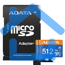 Флеш карта MICRO SDXC 512Gb AUSDX512GUICL10A1-RA1 ADATA