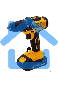 Дрель-шуруповерт Denzel CDL-18-02BM, Аккумуляторная, 18В, 2 АКБ, Кейс