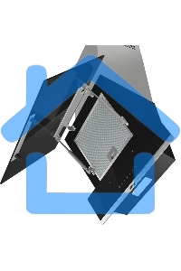 Вытяжка наклонная Gorenje WHI649X21P черный/серебристый, 60 см, 740 куб. м/ч, 67 дБ