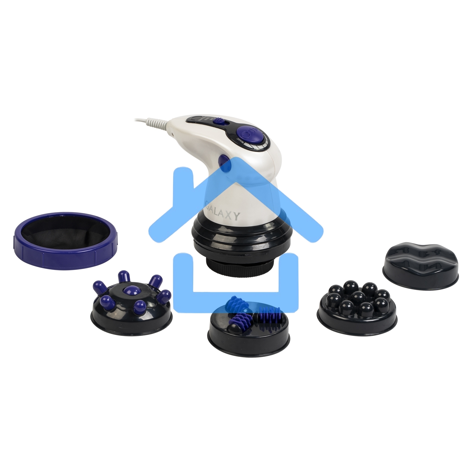 Массажер для тела Galaxy GL 4942, белый/фиолетовый