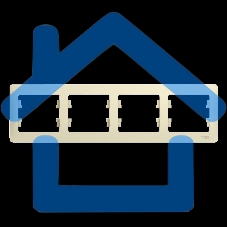 Рамка 4-м Glossa горизонт. беж. SchE GSL000204