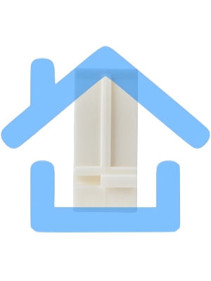 Крепеж-клипса для монтажного пистолета Ø 25 мм, белая (50 шт/уп) Rexant