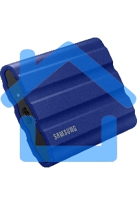 Внешний SSD Samsung T7 Shield, 1TB, USB 3.2 Gen 2 Type-C, R/W 1050/1000, синий